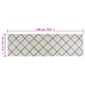 vidaXL Kuchynský koberec umývateľný štvorec 60x180 cm zamat