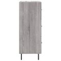 vidaXL Komoda sivý dub sonoma 34,5x34x90 cm spracované drevo