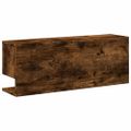 vidaXL Nástenná skrinka 80x20x30 cm dymový dub kompozitné drevo