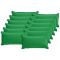 vidaXL Poťah na podložku 12 ks HOUTEN Zelená 40 x 80 cm Polyester