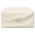 vidaXL Úložné boxy 2 ks látkové 70x40x18 cm krémové