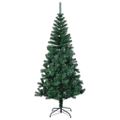 vidaXL Umelý vianočný stromček s farebnými vetvičkami zelený 120cm PVC