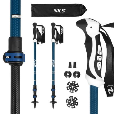 Trekingové palice NILS TK8601 modré