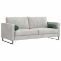 vidaXL Podložkové vankúše 2 pcs Tmavozelená Ø 15 x 40 cm