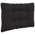 vidaXL Vankúš na vonkajšiu pohovku Polyester Čierna 68,5 x 68,5 cm