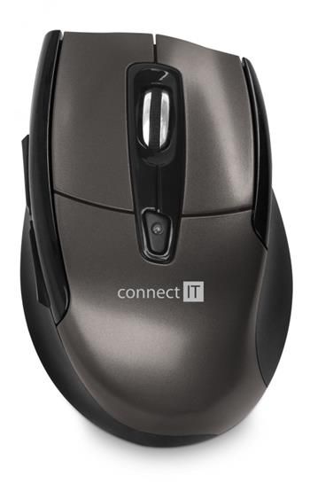 CONNECT IT Bezdrôtová laserová myš, USB 2,4GHz (+ 2x AAA batéria zdarma)