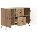 vidaXL Servírovacia skriňa Dub artisan 89 x 34,5 x 60 cm