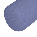 vidaXL Podložkové vankúše 2 ks látka Modrá džínovina Ø 25 x 70 cm