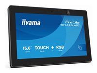 iiyama ProLite TW1625LASC-B3PNR - Android PC - dotykový panel PC 1 RK3576 - RAM 4 GB - SSD - eMMC 32 GB - Cortex-A72 + A53 - IEEE 802.11ax (Wi-Fi 6), Bluetooth 5.3, NFC, Gigabit Ethernet - Android 14 - monitor: LED 15.6" 1920 x 1080 (Full HD) dotykový displej - čierna, matná