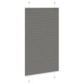 vidaXL plisovaná roleta antracit 70x100 cm Šírka látky 69,4 cm