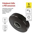 PIR senzor (pohybové čidlo) IP65 2000W, čierna