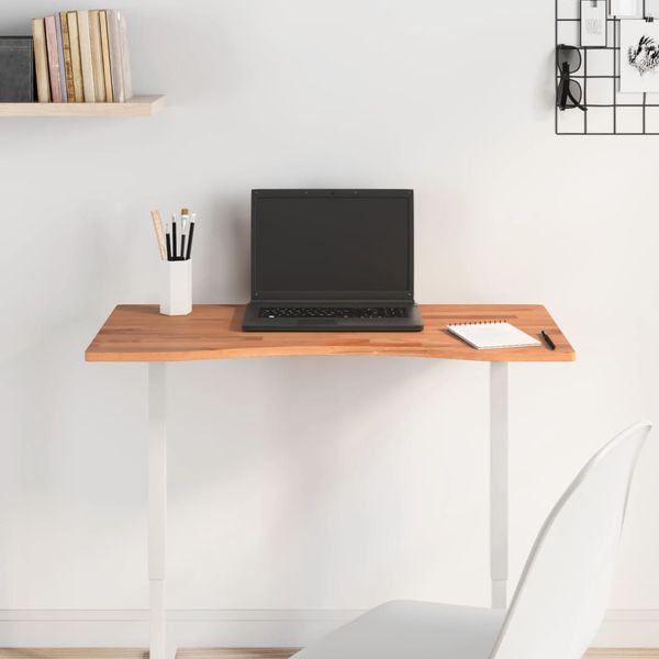vidaXL Stolová doska 80x(36-40)x1,5 cm masívny buk
