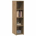 vidaXL Highboard Dub artisan 30 x 41 x 124 cm Kompozitné drevo