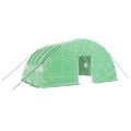 vidaXL Skleník s oceľovým rámom zelený 24 m² 6x4x2,85 m