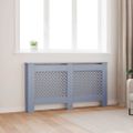 vidaXL Kryt na radiátor antracitový 152x19x81,5 cm MDF