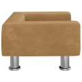 vidaXL Pelech pre psa hnedý 50x40x26,5 cm zamat