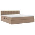 vidaXL Postel s úložným prostorem a LED svetlom Kapsulín 180 x 200 cm