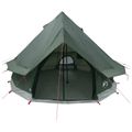 vidaXL Tipi stan 4-miestny Armádna zelená Polyester a oceľ