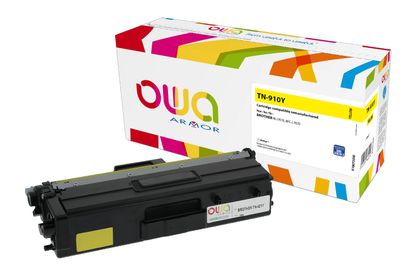 OWA Armor toner kompatibilný s BROTHER TN-910Y, 9000st, žltá/yellow