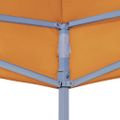 vidaXL Strecha na párty stan 4x3 m, oranžová 270 g/m²