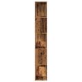 vidaXL skrinka na knihy/priehradka Old Wood 100x24x155 cm