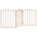 vidaXL Brána pre psa skladacia 3 panely 150 cm topoľové drevo
