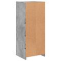 vidaXL Komoda s LED svetlami betónovo sivá 41x37x100 cm