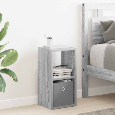 vidaXL Nočný stolík Sivý Sonoma 25,5 x 22 x 49,5 cm Kompozitné drevo
