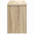 vidaXL Vešiak na stenu Nástenná montáž Sonoma dub 50 x 20 x 30 cm