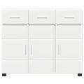vidaXL Servírovacia skriňa FLORIN 88,5 x 30,5 x 73 cm Biela