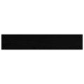vidaXL Okenný parapet 2 ks hnedočierná 80x15x2 cm dubový masív