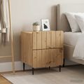 vidaXL Nočný stolík 2 ks Dub artisan 43 x 34,5 x 49,5 cm