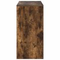 vidaXL Stôl Dymová dub Kompozitné drevo 90 x 37,5 x 75 cm