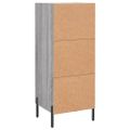 vidaXL Komoda sivý dub sonoma 34,5x34x90 cm spracované drevo