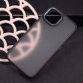 Saténové matné puzdro pre iPhone 15 Plus 6,7" čierne