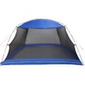 vidaXL Stan s moskytiérou so strechou Azúrová modrá 380 x 380 x 225 cm