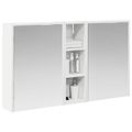 vidaXL Set kabinetov do kúpeľne 3 ks 106 x 16 x 62,5 cm