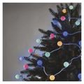 LED svetelná cherry reťaz – guličky 2,5cm, 4m, vonkajšia aj vnútorná, multicolor, časovač