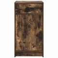 vidaXL Servírovacia skriňa Dymová dub 40 x 40.5 x 75 cm
