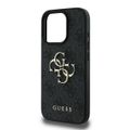 Puzdro Guess pre iPhone 16 Pro 6,3" GUHCP16L4GMGGR 4G Big Logo čierne