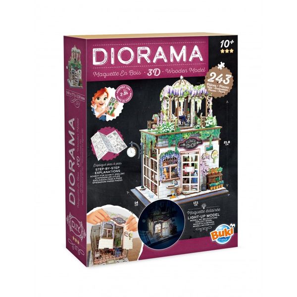 DIY kvetinárstvo Diorama