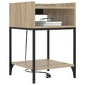 vidaXL Nočný stolík Sonoma dub 40 x 40 x 61 cm Kompozitné drevo
