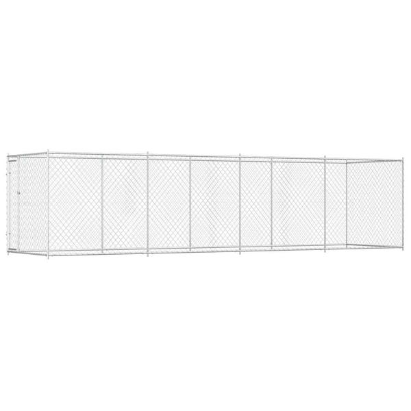 vidaXL Vonkajšia voliéra pre psy 760x192x185 cm