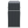 vidaXL Držiak na polená antracitový 180x45x100 cm pozinkovaná oceľ