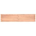 vidaXL Kúpeľňová doska bledohnedá 180x40x(2-6) cm ošetrený masív
