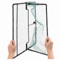 vidaXL Lapač vtákov Zelená 50 x 60 x 1,9 cm Polyetylén