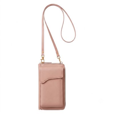 Phone bag with wallet function (18*11*5cm) pink