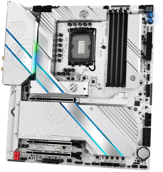 ASRock Z890 Taichi Aqua / Intel Z890 / LGA1851 / 4x DDR5 / 6x M.2 / 2x Thunderbolt 4 / 8x USB-C / WiFi / EATX Základní deska, Intel Z890, LGA1851, 4× DDR5 DIMM (max. 256GB), Wi-Fi, 6× M.2, 2× Thunderbolt 4, 8× USB-C, E-ATX