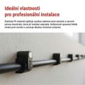 Pripojenie kábla 6 mm, čierna, balenie 50 ks / EMOS A2821