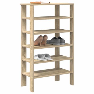 vidaXL Regál na topánky dub sonoma 61x32x105 cm spracované drevo
